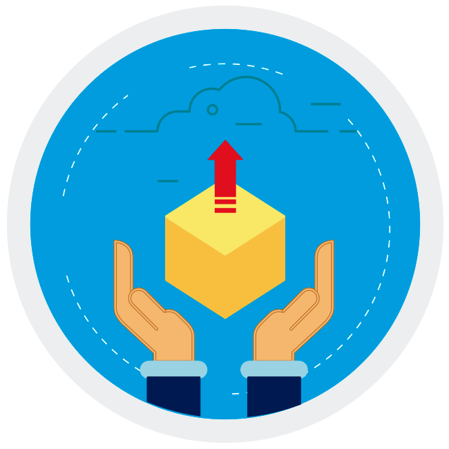 Delivered to the customer